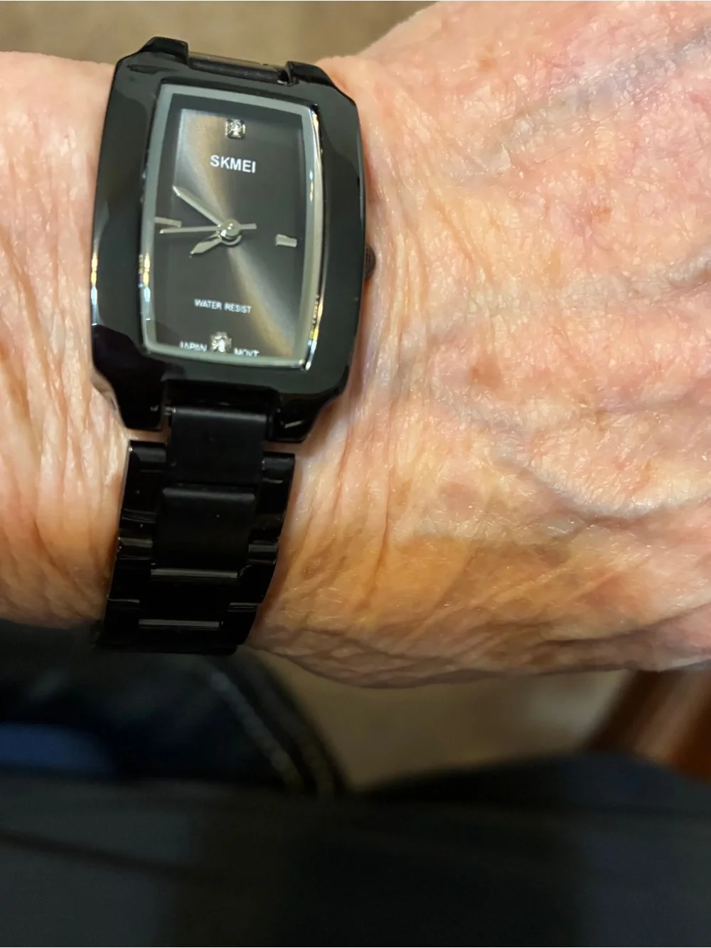SKMEI Women's Black Stainless Bracelet Watch